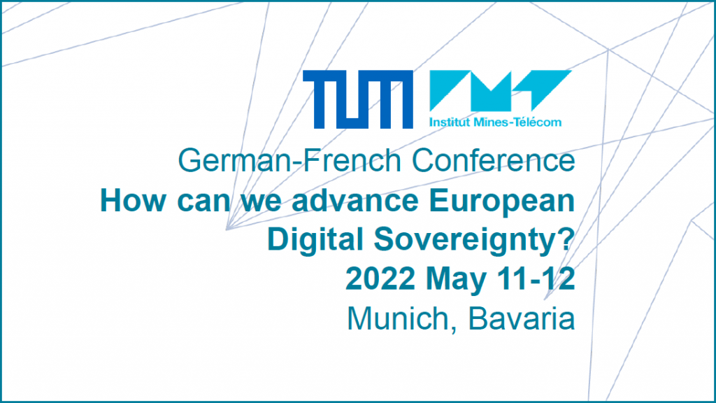 Smart World! Smart Europe? – How can we advance European Digital Sovereignty?