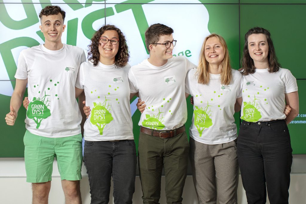 Group of students at a previous Green Challenge organised by DTU
