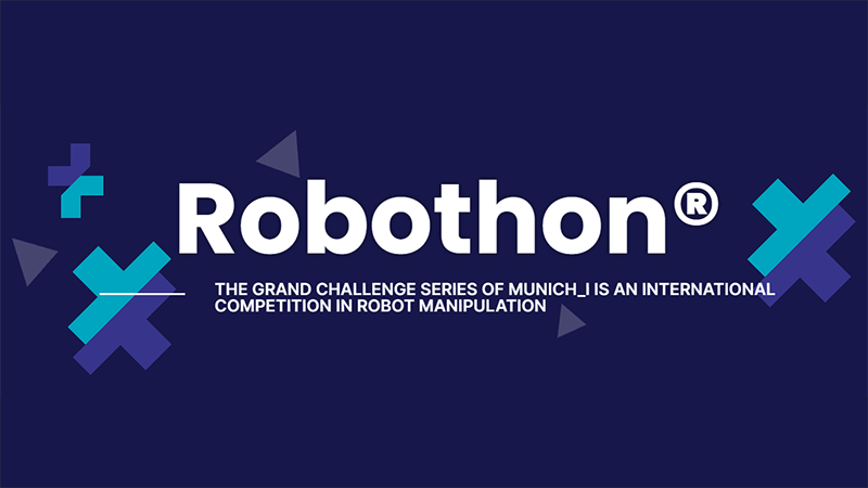 Key visual of the Robothon, an international competition in robot manipulation