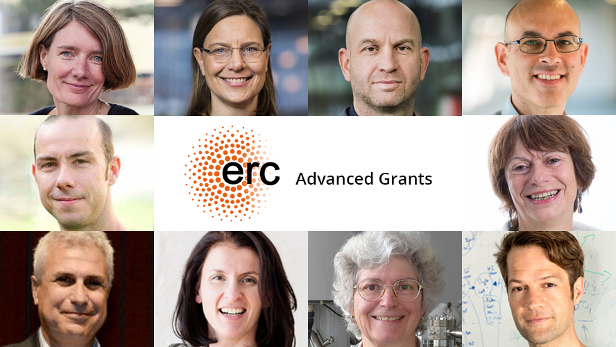Pictures of the ERC Advanced Grants 2022 winners from EuroTech Universities