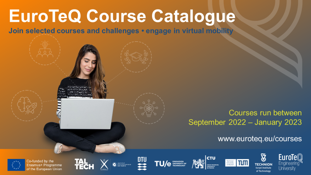 EuroTeQ course catalogue 2022-2023 is now available