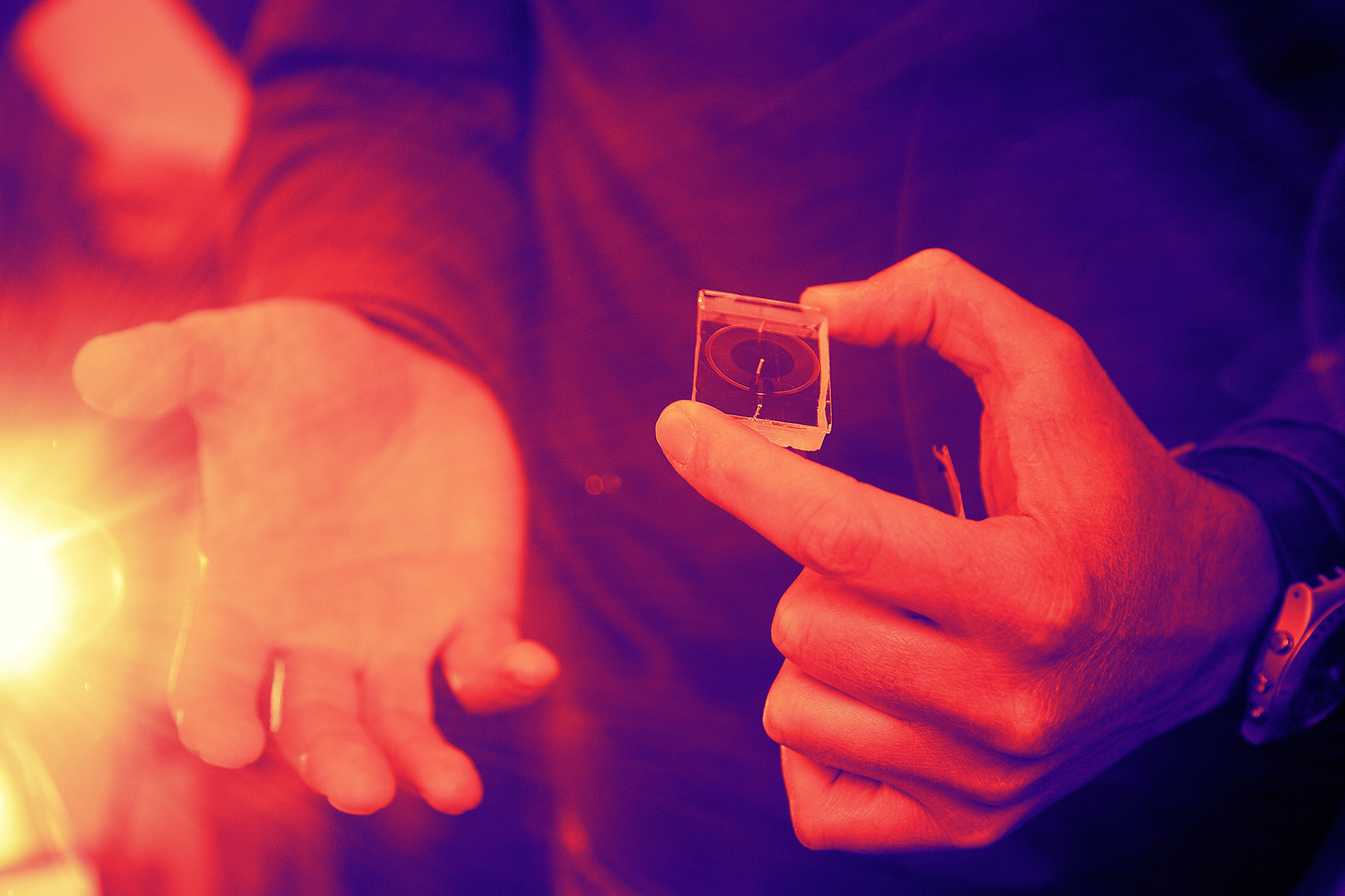 Charles Baroud Les technologies médicales du futur à base de microfluidique. Photo: École Polytechnique - J. Barande